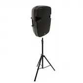 Harmony Audio Single Tripod Speaker Stand with Harmony Audio Pro DJ Live Series Bluetooth 15"...