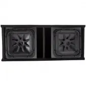Kicker L7S12 Solo-Baric Car Audio Subwoofers and Ported Sub Enclosure