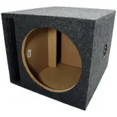 Car Audio Single 12" SPL Bass Subwoofer Labyrinth Vent Sub Box Stereo Enclosure