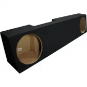 2006-2015 Dodge Ram Mega Cab Truck Dual 10" Behind Rear Seat Subwoofer Box Sub Enclosure