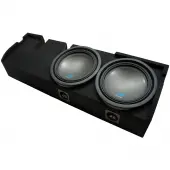 2001-2003 Ford F-150 Super Crew Truck Alpine Type S S-W12D2 Dual 12" Sub Box Enclosure - Fin...