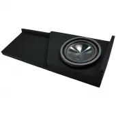 2007-2013 Chevy Silverado Ext Cab Truck Alpine SWT-10S2 Single 10 Sub Box Enclosure - Final 2 Ohm