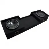 1999-2006 Chevy Silverado Ext Cab Truck Alpine SWT-10S4 Dual 10" Sub Box Enclosure - Final 2 Ohm