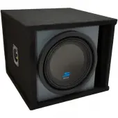 Universal Car Stereo Paintable Ported 10" Alpine Type S S-W10D4 Sub Box Enclosure - Final 2 Ohm