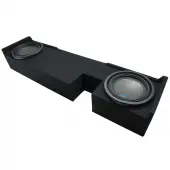 2000-2003 Ford F-150 Ext Super Cab Truck Alpine Type S S-W10D2 Dual 10" Sub Box Enclosure - Final 2 Ohm