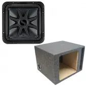 Loaded Kicker 44L7S122 Car Audio Solo-Baric 12" Subwoofer Box 750W Sub Enclosure