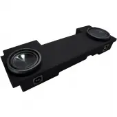 2002-2013 Chevy Silverado HD Crew Truck Alpine SWT-10S4 Dual 10" Sub Box Enclosure - Final 2 Ohm