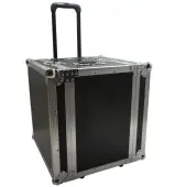 Harmony Cases HC10UEDHW DJ Flight 10U FX Effect 16" Depth Case Casters & Handle