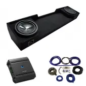 1988-1998 Chevy CK Silverado Ext Truck Alpine SWT-10S4 Dual 10" Sub Box Enclosure with S2-A60M Amplifier & 4GA Amp Kit