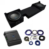 2004-2008 Ford F-150 Ext Super Cab Truck Alpine Type S S-W10D2 Dual 10" Sub Box Enclosure wi...