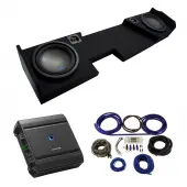 2014 - 2018 Chevy Silverado Double Cab Alpine Type S S-W10D2 Dual 10 Sub Box with S2-A60M Amplifier & 4GA Amp Kit