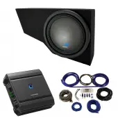 2002-2009 GMC Envoy SUV Alpine Type S S-W12D4 Single 12" Custom Sub Box Enclosure with S2-A60M Amplifier & 4GA Amp Kit
