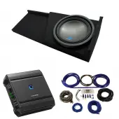 2007-2013 GMC Sierra Extended Cab Truck Alpine Type S S-W12D4 Single 12 Sub Box Enclosure with S2...