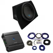 1990-2005 Mazda Miata MX-5 Convertible Alpine Type S S-W10D4 Single 10" Sub Box Enclosure with S2-A60M Amplifier & 4GA Amp Kit