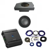 2002-2015 Dodge Ram Quad / Crew Truck Alpine Type R R-W10D4 Single 10" Rhino Coated Sub Box ...