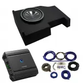 2014 - UP Chevy Silverado Crew Cab Alpine SWT-10S2 Single 10 Sub Box with S2-A60M Amplifier & 4GA Amp Kit