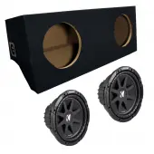 Ford Mustang Coupe 05-12 Dual 10" Kicker Comp C10 Loaded Subwoofer Box 2 Ohm (10C10-4)