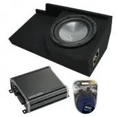 1988-1998 Chevy CK Silverado Ext Truck Harmony A122 Single 12 Sub Box & CXA800.1