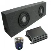 Universal Regular Standard Cab Truck Harmony F124 Dual 12" Sub Box & CXA800.1 Amp