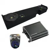 01-14 Ford F250 F350 Super Cab Kicker CompC CWCS10 Dual 10 Sub Box CXA800.1