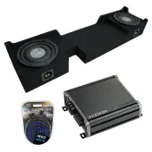 Compatible with 2004-2008 Ford F-150 Ext Super Cab Truck Harmony F104 Dual 10" Sub Box & CXA800.1
