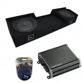 Compatible with 04-15 Nissan Titan King or Crew Kicker CompVT CVT10 Dual 10 Sub Box CXA800.1