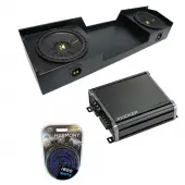 04-15 Fits Nissan Titan Crew Kicker CompC CWCS10 Dual 10 Rhino Sub Box CXA800.1