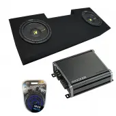82-92 Chevy Camaro Kicker CompC CWCS10 Dual 10 Sub Box Package CXA800.1 Amp