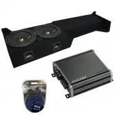 05-15 Fits Nissan Frontier Crew Cab Kicker CompC CWCS10 Dual 10 Sub Box CXA800.1