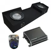 Compatible with 04-15 Nissan Titan King Crew Truck Harmony A122 Dual 12" Sub Box & CXA800.1