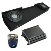 Compatible with 1988-1998 Chevy CK Silverado Ext Truck Harmony F124 Dual 12" Sub Box & CXA800.1