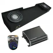 Compatible with 1988-1998 GMC Sierra Ext Cab Truck Harmony F124 Dual 12" Sub Box & CXA800.1 Amp