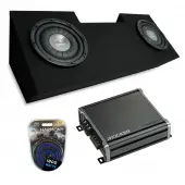 Compatible with 1982-1992 Chevy Camaro Coupe Harmony F124 Dual 12" Sub Box Enclosure & CXA800.1