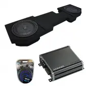 Compatible with 02-15 Dodge Ram Quad or Crew Kicker CompVT CVT10 Dual 10" Sub Box CXA800.1