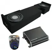 Compatible with 2000-2003 Ford F-150 Ext Super Cab Truck Harmony F124 Dual 12" Sub Box & CXA800.1