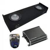 Compatible with 1997-1999 Ford F-150 Super Ext Cab Truck Harmony A122 Dual 12" Sub Box & CXA800.1