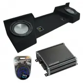 Compatible with 2007-2013 Chevy Silverado Ext Cab Truck Harmony A122 Dual 12" Sub Box & CXA800.1