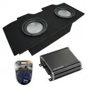 Compatible with 93-02 Pontiac Firebird Coupe Harmony A122 Dual 12" Sub Box Enclosure & C...