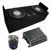 Compatible with 1983-2012 Ford Ranger Extended Cab Truck Harmony F124 Dual 12" Sub Box & CXA800.1