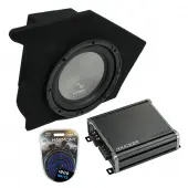 Compatible with 1993-2002 Chevy Camaro Coupe Driver Side 10" Harmony A102 Sub Box & CXA800.1