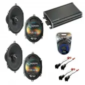 Compatible with Ford Escape 2001-2012 Factory Speakers Replacement Harmony (2) C68 & CXA360.4