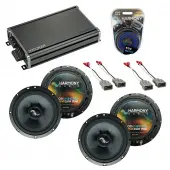Compatible with Honda Pilot 2003-2008 Factory Speakers Replacement Harmony Audio Bundle (2) C65 & CXA360.4