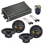 Compatible with Chevy Astro Van 1996-2005 Factory Speaker Replacement Harmony (2) R65 & CXA360.4 Amp