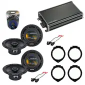 Compatible with Chevy Cobalt 2005-2010 Factory Speaker Replacement Harmony (2)R65 & CXA360.4 Amp