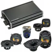 Compatible with Dodge Intrepid 1993-1997 Factory Speaker Replacement Harmony Speakers & CXA360.4 Amp
