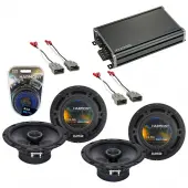 Compatible with Isuzu Oasis 1996-1999 Factory Speaker Replacement Harmony Audio Bundle (2) R65 & CXA360.4 Amp
