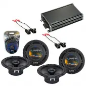 Compatible with Pontiac Montana 2000-2005 Factory Speaker Replacement Harmony (2) R65 & CXA360.4 Amp