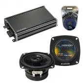 Compatible with Toyota MR2 1985-1986 Factory Speaker Replacement Harmony R4 & CXA360.4 Amplifier