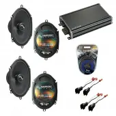 Compatible with Ford F-150 1997-2003 Factory Speakers Replacement Harmony (2) C68 & CXA360.4