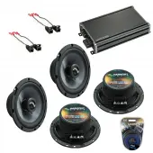 Compatible with GMC Canyon 2004-2012 Factory Speakers Replacement Harmony (2) C65 & CXA360.4